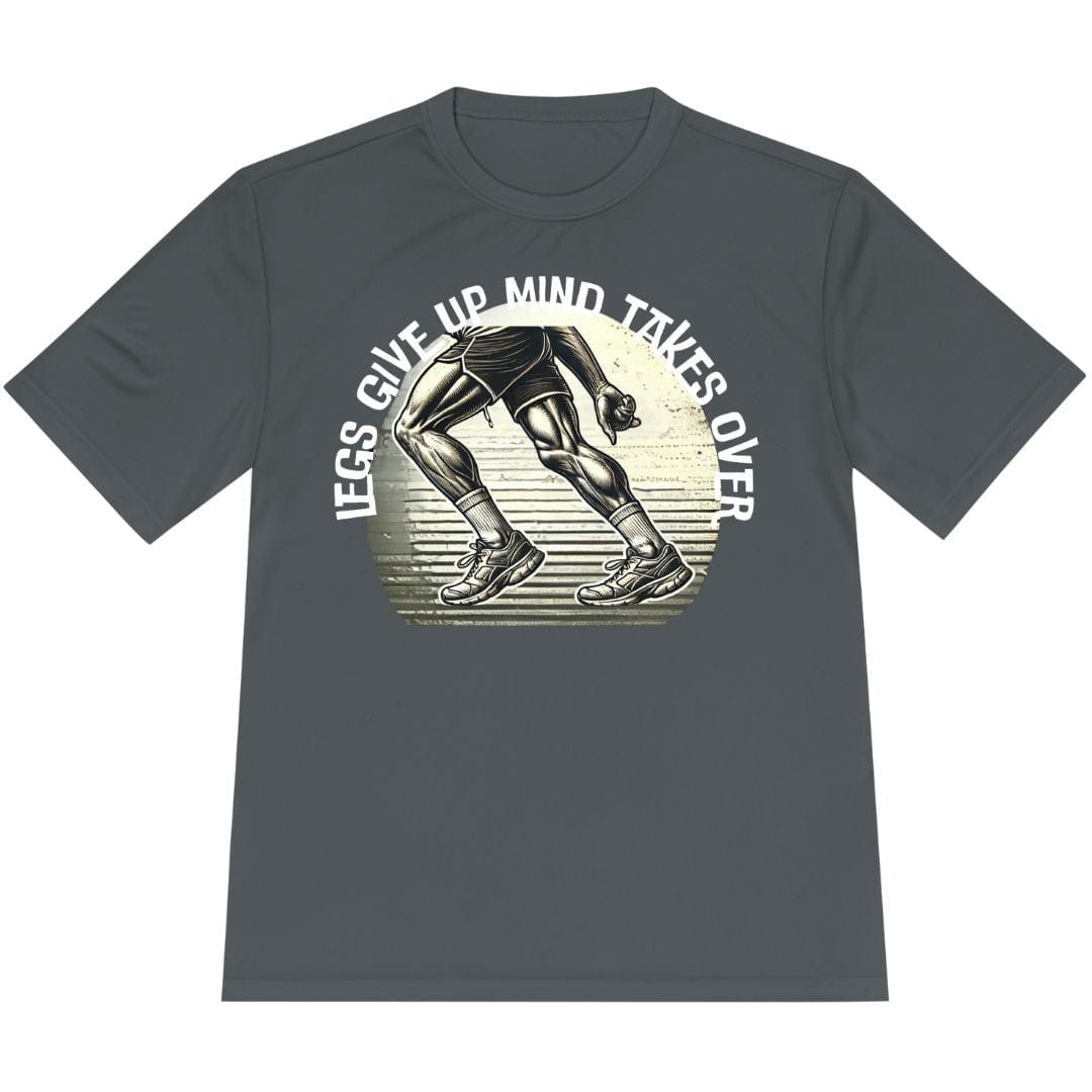 Printify T-Shirt Iron Grey / XS Legs Give Up T-Shirt / Pro