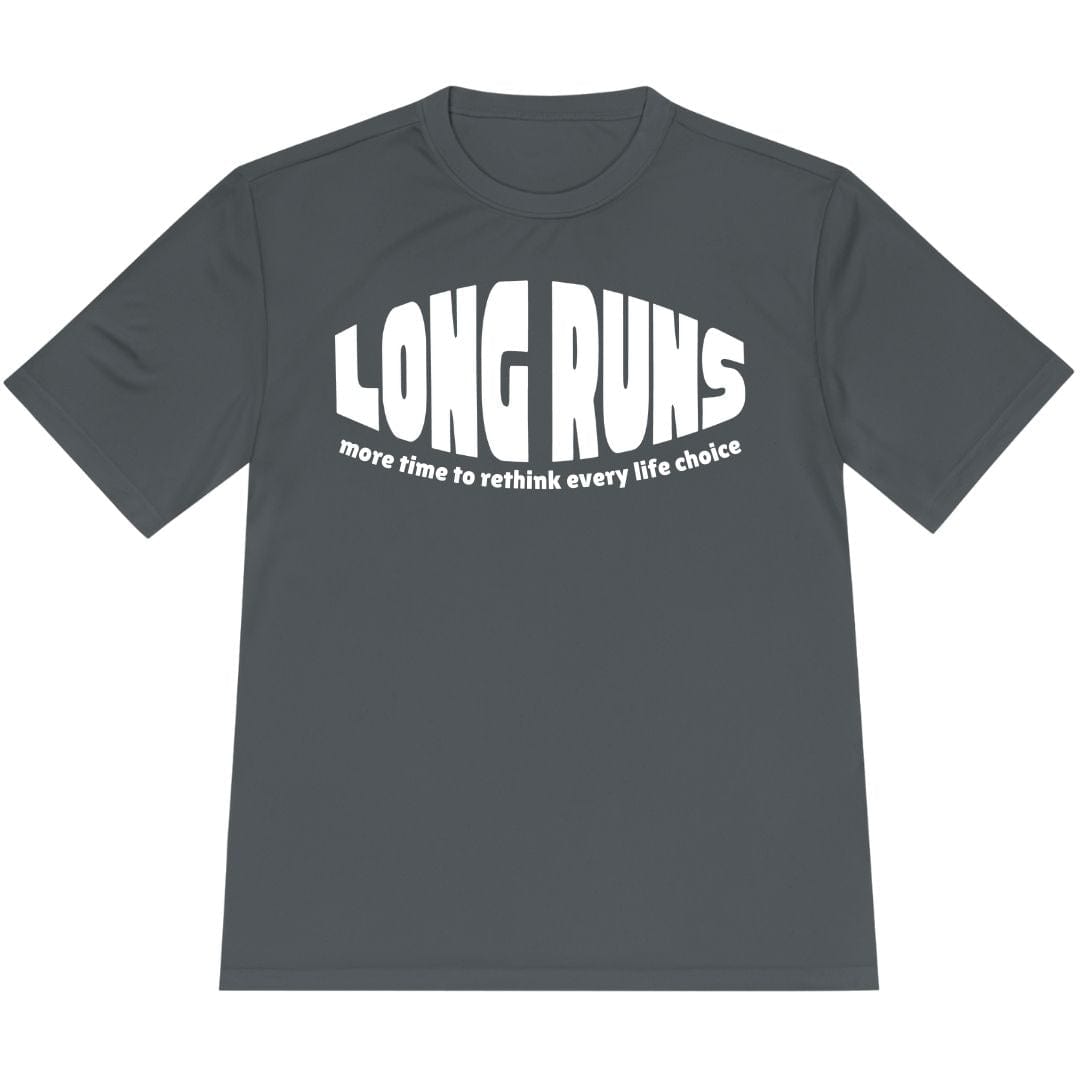 Printify T-Shirt Iron Grey / XS Long Runs T-Shirt / Pro
