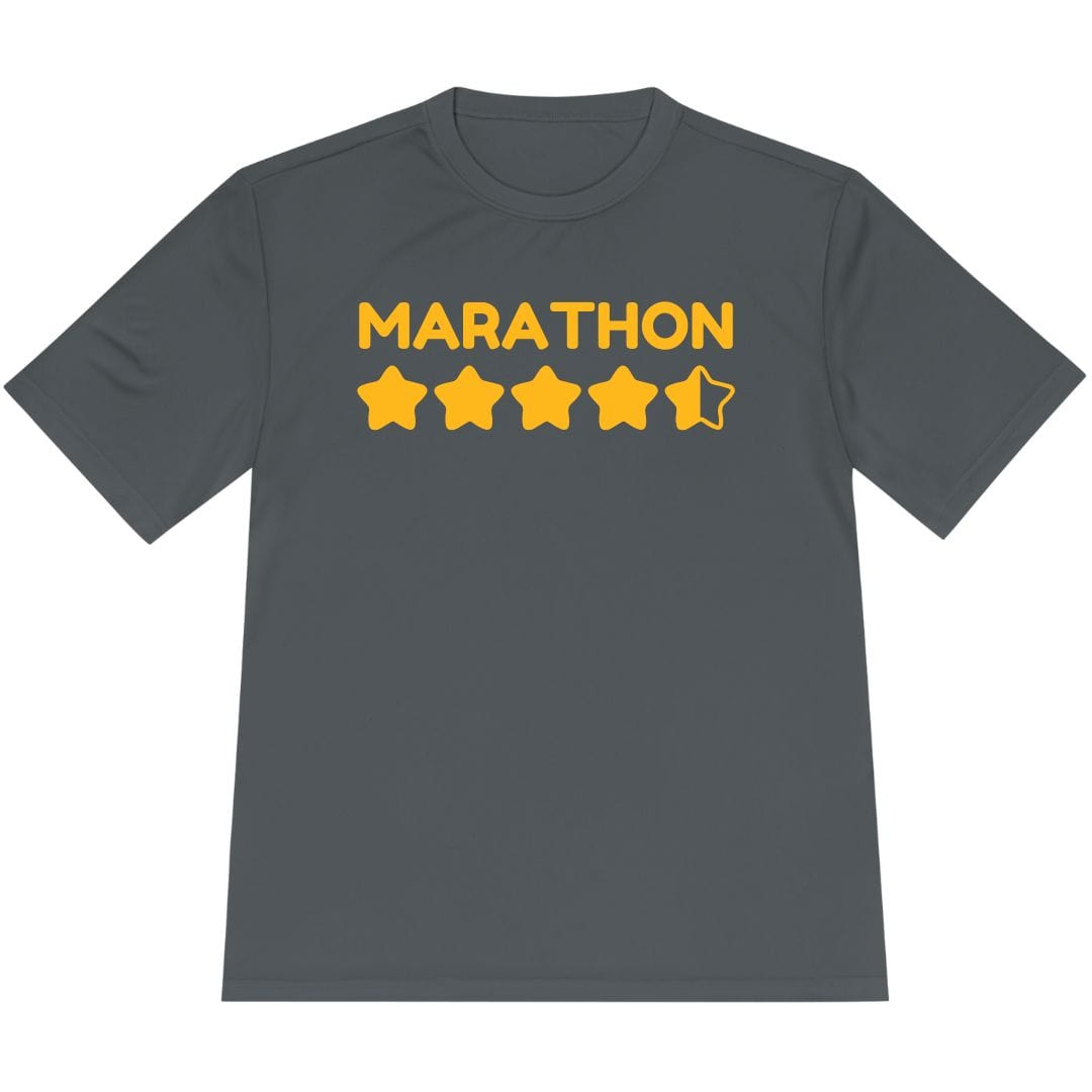 Printify T-Shirt Iron Grey / XS Marathon Star Score T-Shirt / Pro
