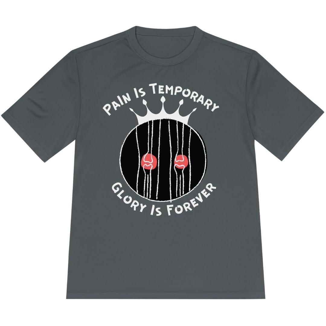 Printify T-Shirt Iron Grey / XS Pain Is Temporary Glory Is Forever T-Shirt / Pro