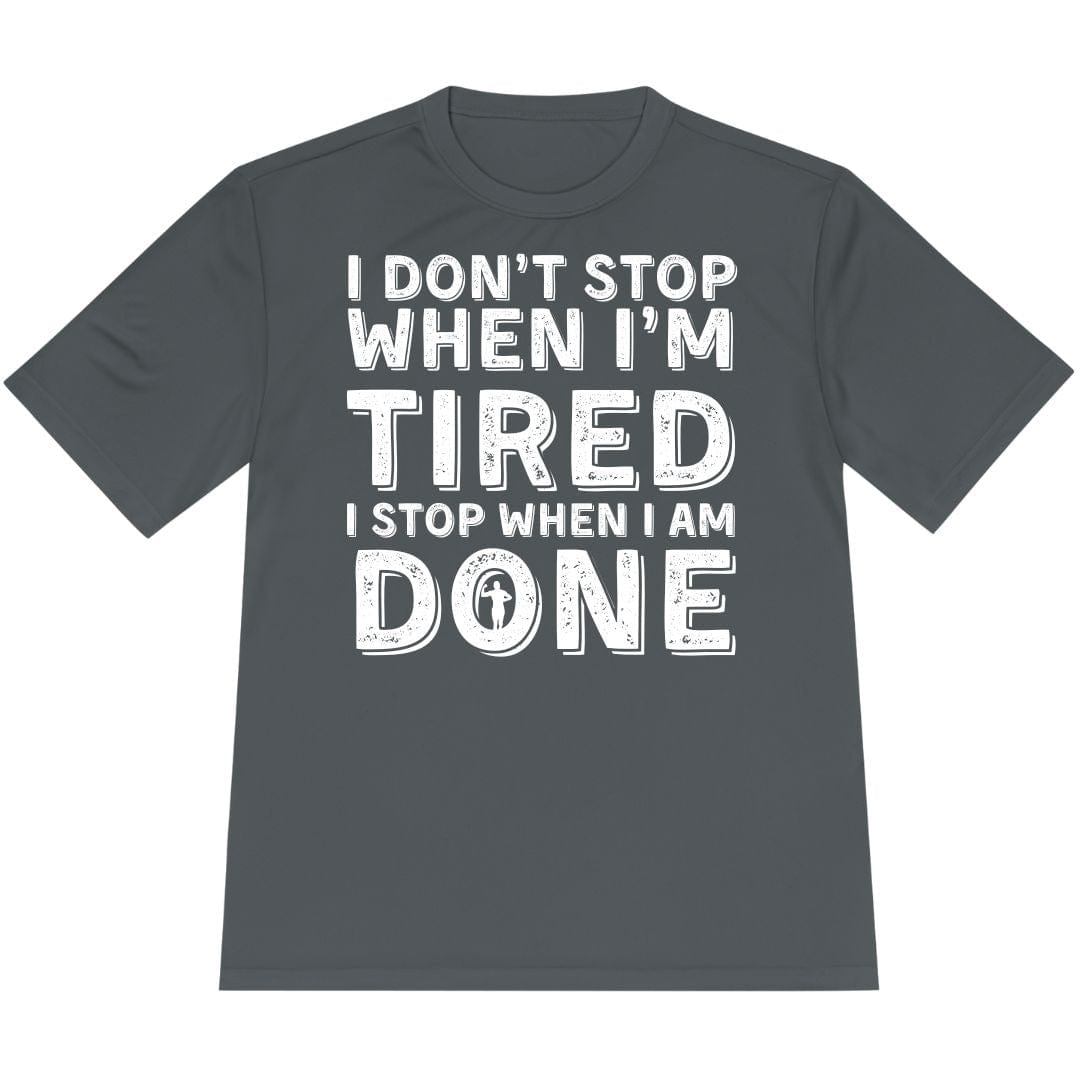 Printify T-Shirt Iron Grey / XS Run ‘Til It’s Done T-Shirt / Pro