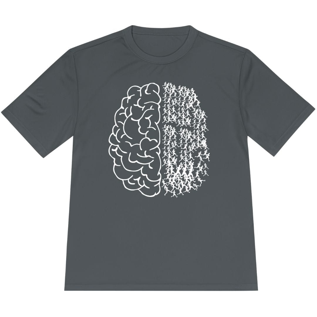 Printify T-Shirt Iron Grey / XS Running Is My Mind T-Shirt / Pro
