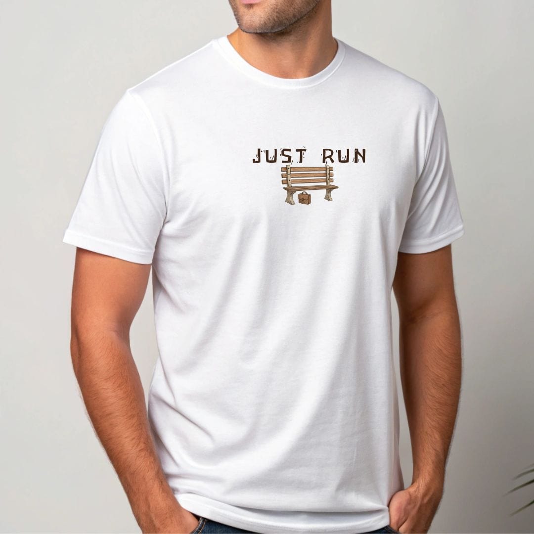 Printify T-Shirt Just Run, Like Forrest T-shirt