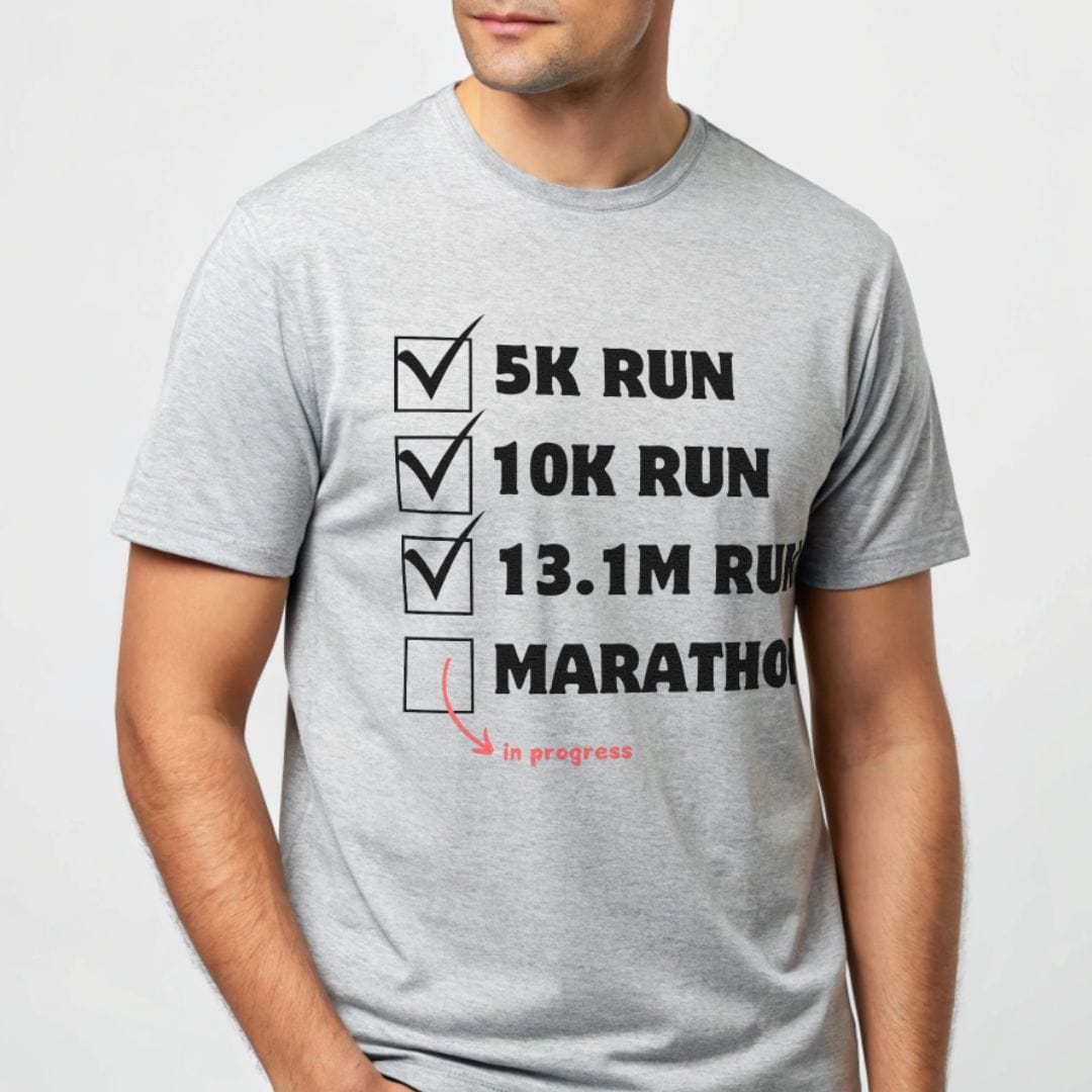 Printify T-Shirt Marathon In Progress T-Shirt
