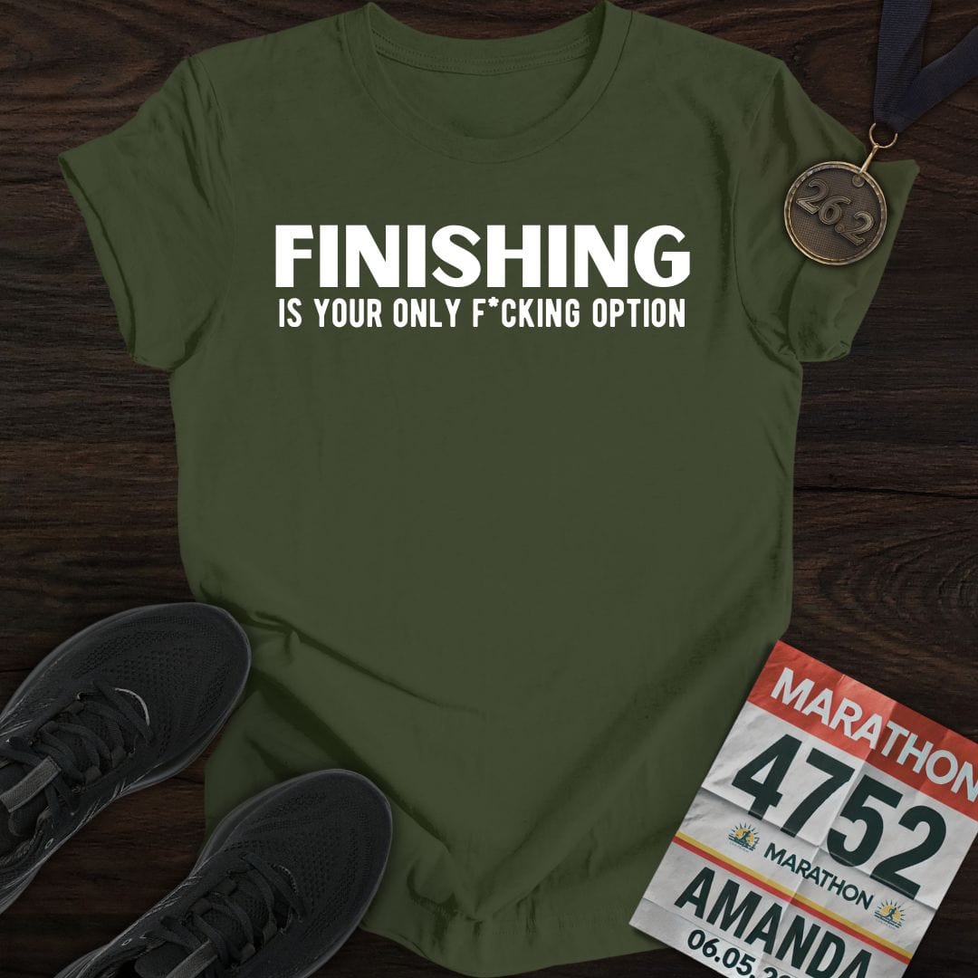 Printify T-Shirt Military Green / S Finishing: Only Option T-shirt