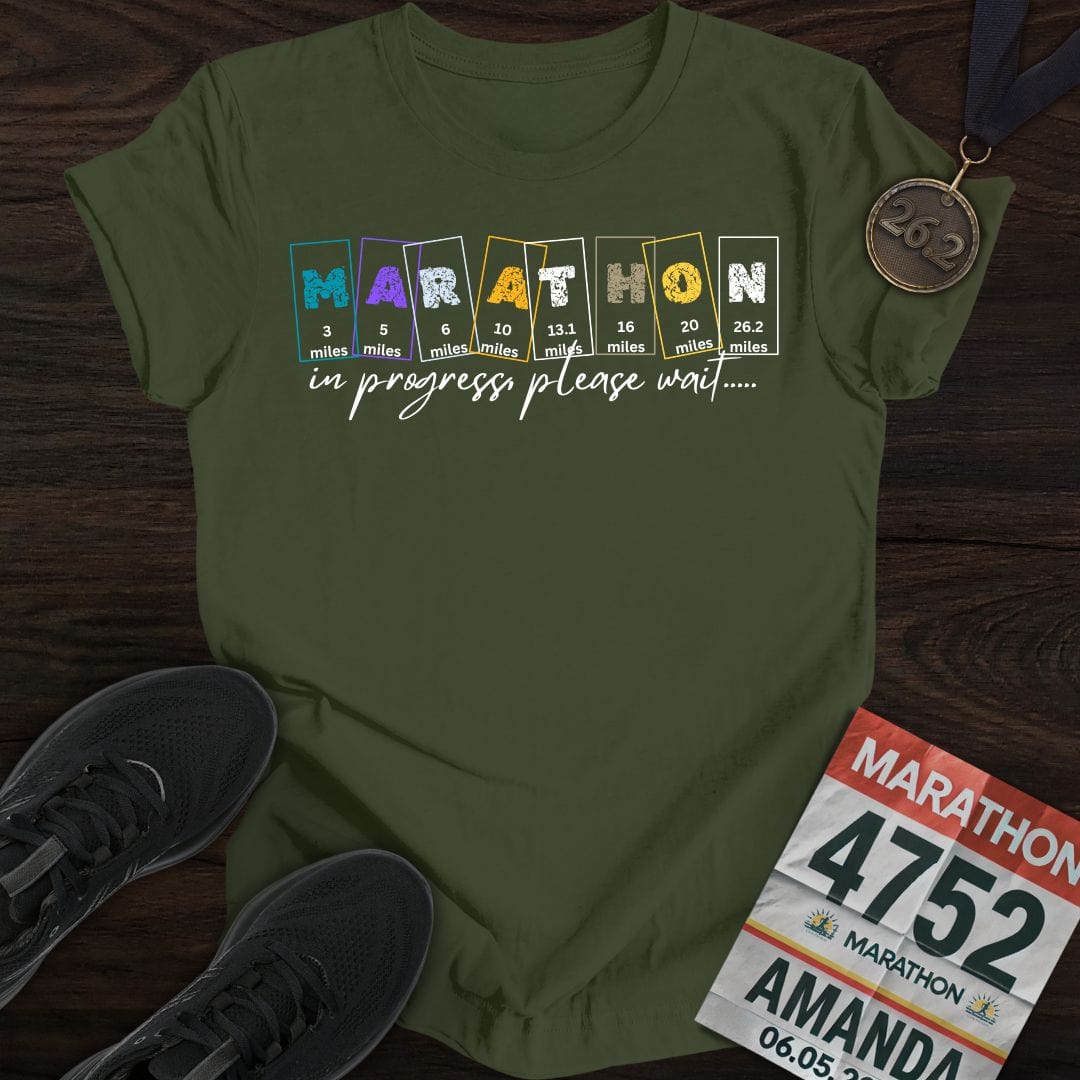 Printify T-Shirt Military Green / S In progress, please wait...
