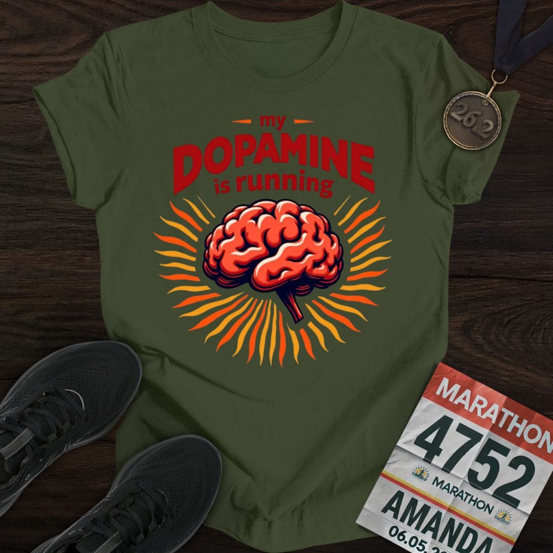 Printify T-Shirt Military Green / S My Dopamine T-shirt