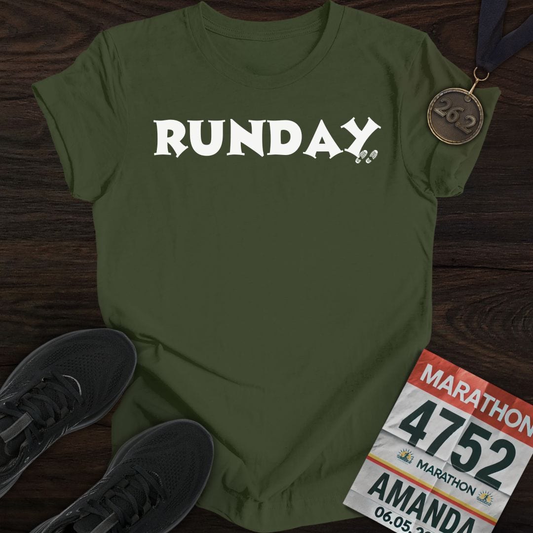Printify T-Shirt Military Green / S Runday