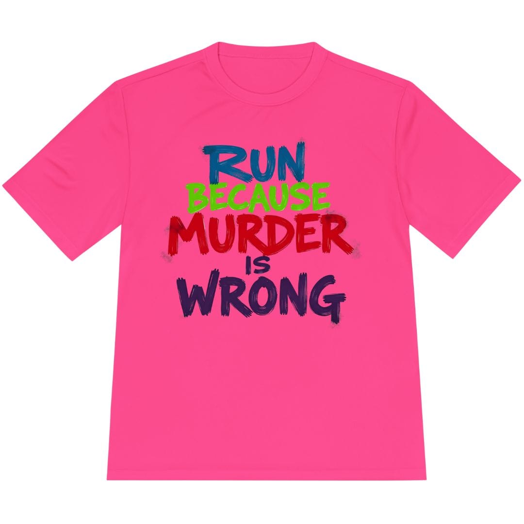 Printify T-Shirt Neon Pink / XS Miles Over Murder T-Shirt / Pro