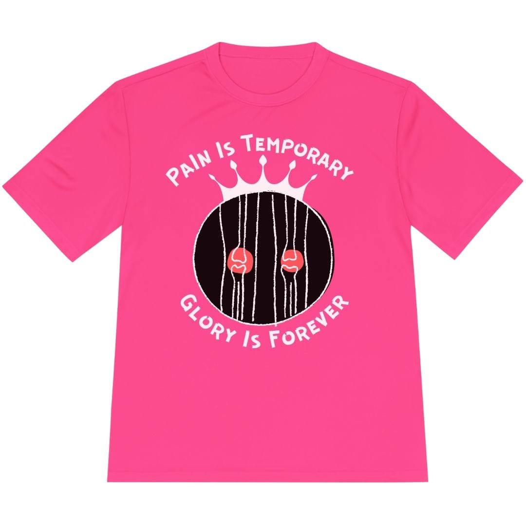 Printify T-Shirt Neon Pink / XS Pain Is Temporary Glory Is Forever T-Shirt / Pro