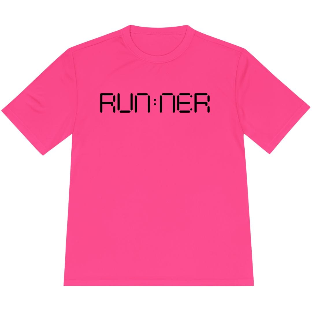 Printify T-Shirt Neon Pink / XS Runner O'Clock T-shirt / Pro
