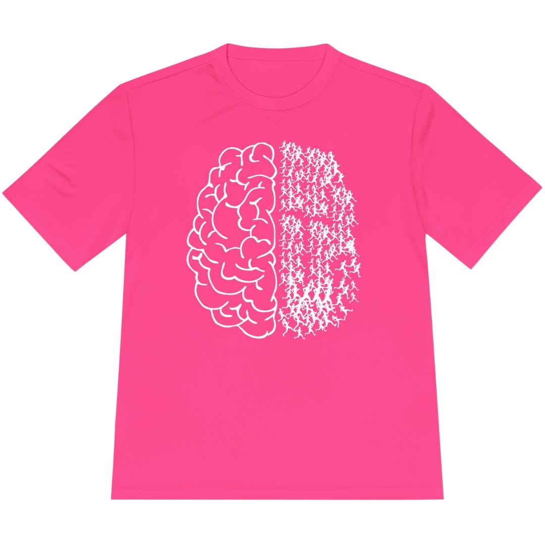 Printify T-Shirt Neon Pink / XS Running Is My Mind T-Shirt / Pro
