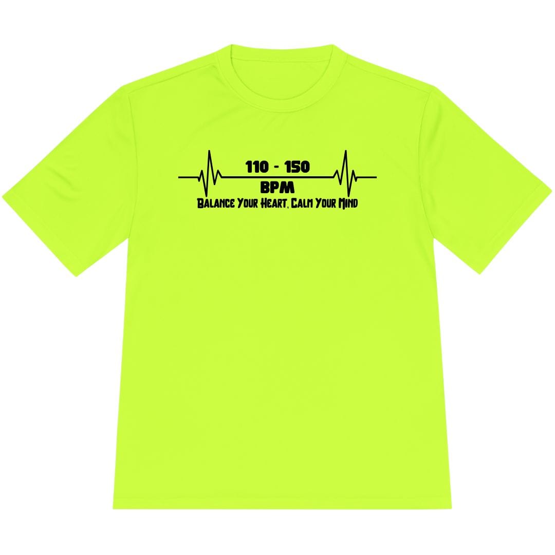 Printify T-Shirt Neon Yellow / XS Balance Your Heart, Calm Your Mind T-Shirt / Pro