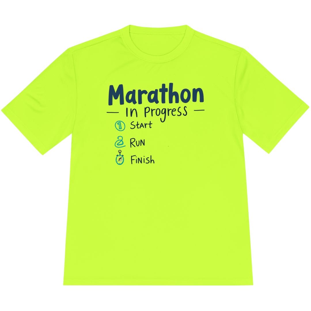 Printify T-Shirt Neon Yellow / XS Easy Marathon T-Shirt / Pro