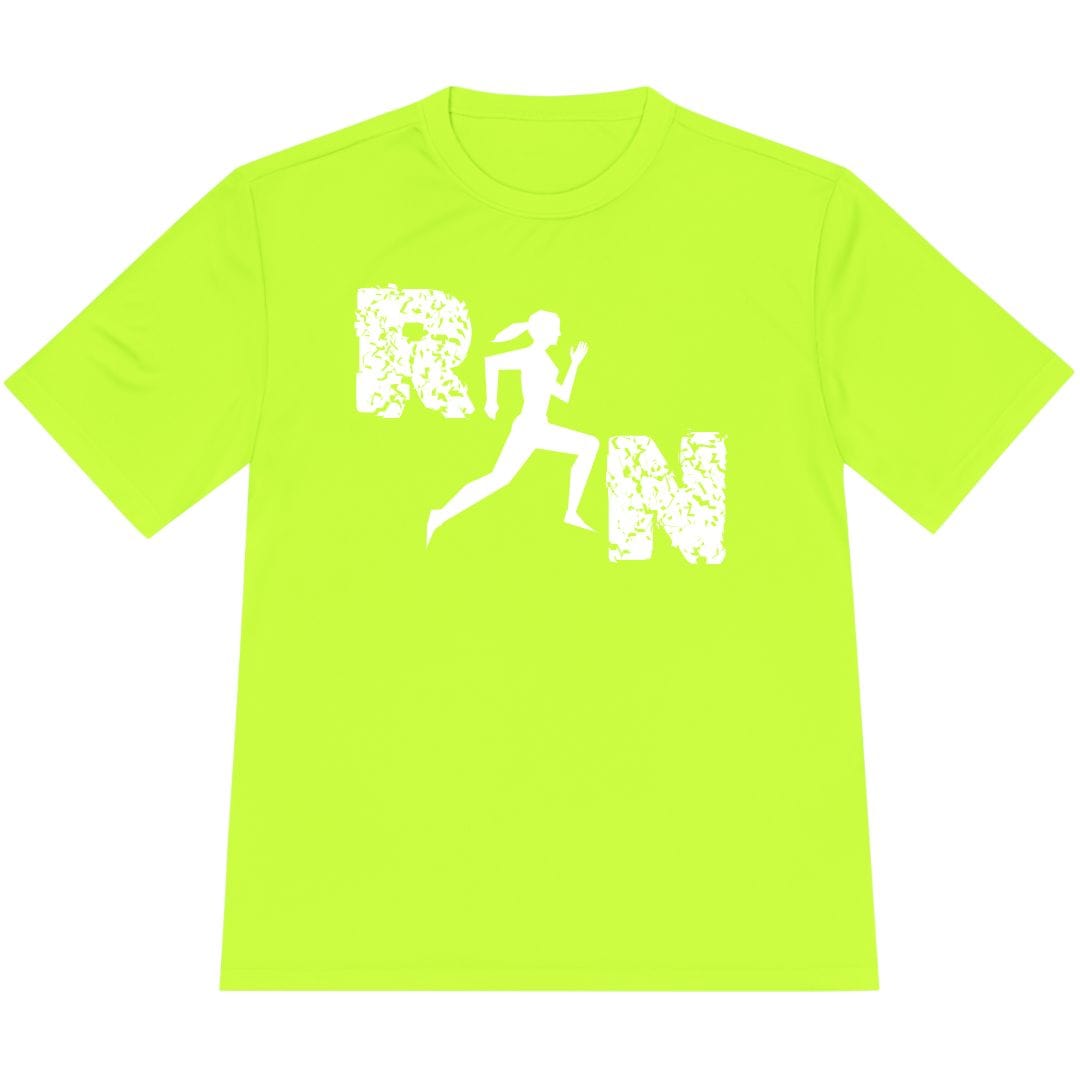 Printify T-Shirt Neon Yellow / XS Just Run T-Shirt / Pro