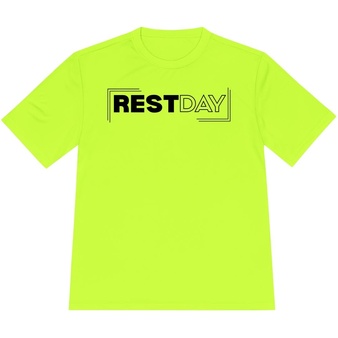 Printify T-Shirt Neon Yellow / XS Rest Day T-Shirt / Pro
