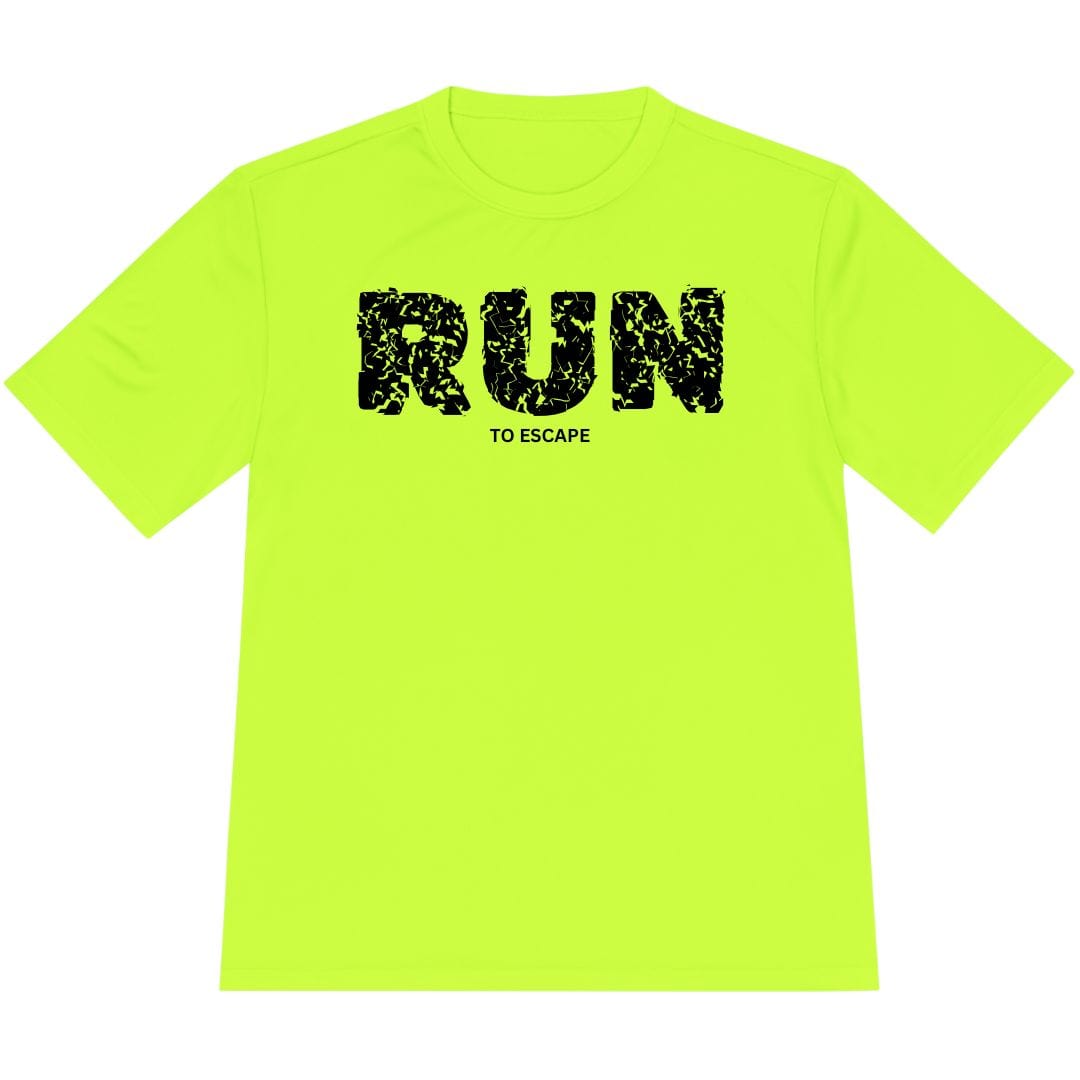 Printify T-Shirt Neon Yellow / XS Run To Escape T-Shirt / Pro