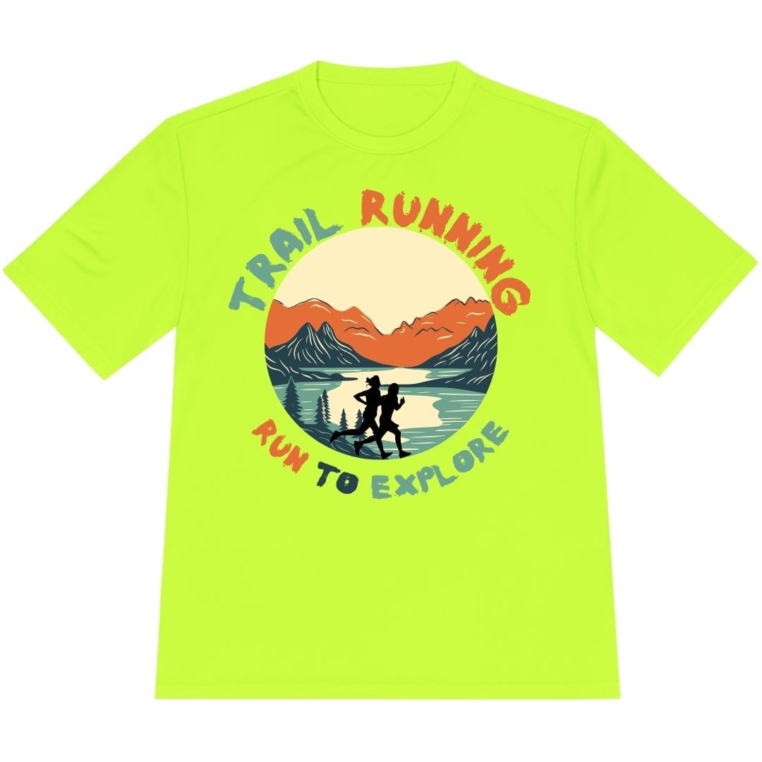 Printify T-Shirt Neon Yellow / XS Run To Explore T-Shirt / Pro