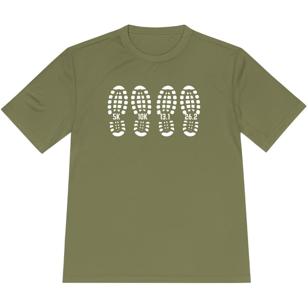 Printify T-Shirt Olive Drab Green / XS Marathon Shoes T-Shirt / Pro