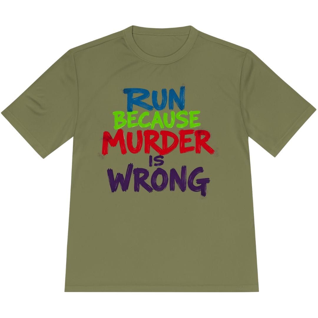 Printify T-Shirt Olive Drab Green / XS Miles Over Murder T-Shirt / Pro
