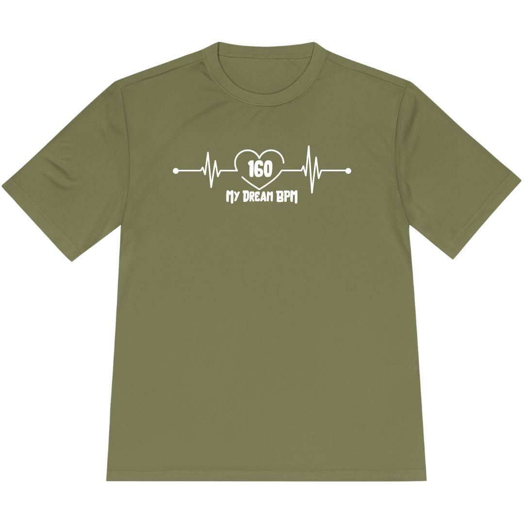 Printify T-Shirt Olive Drab Green / XS My Dream 160 BPM T-Shirt / Pro