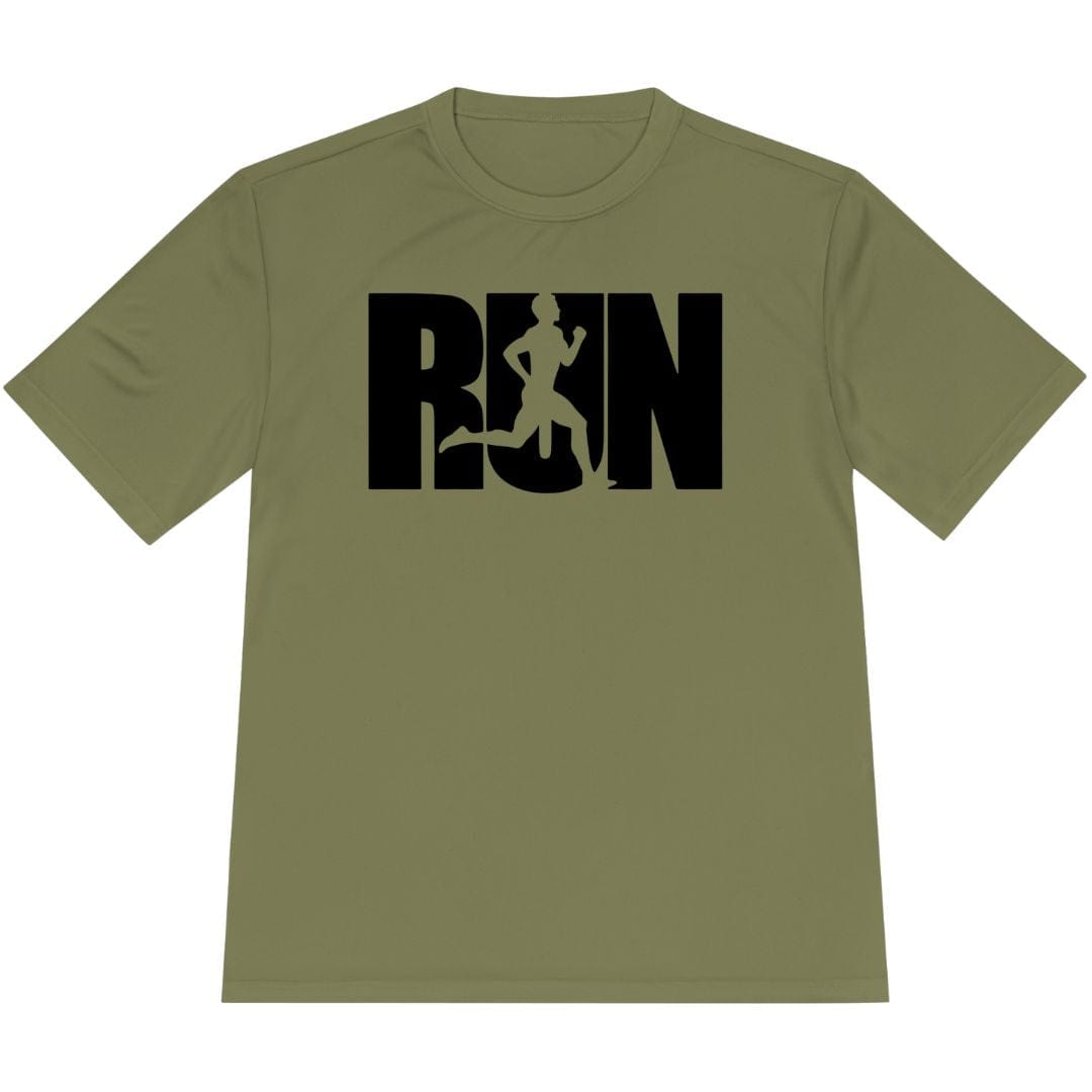 Printify T-Shirt Olive Drab Green / XS Run Boy T-Shirt / Pro