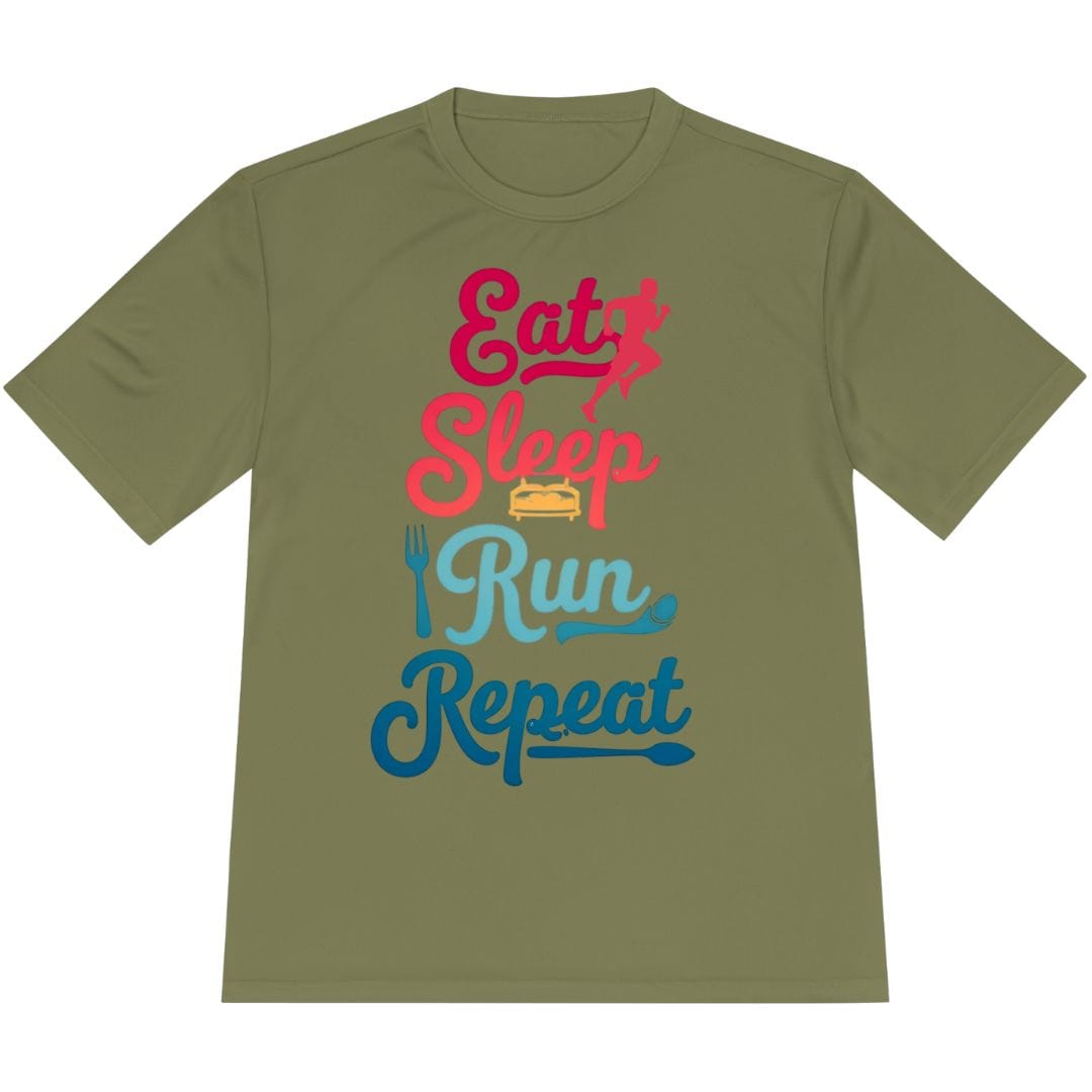 Printify T-Shirt Olive Drab Green / XS Runner's Loop T-Shirt / Pro
