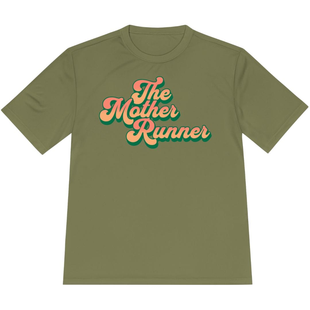 Printify T-Shirt Olive Drab Green / XS The Mother Runner T-Shirt / Pro