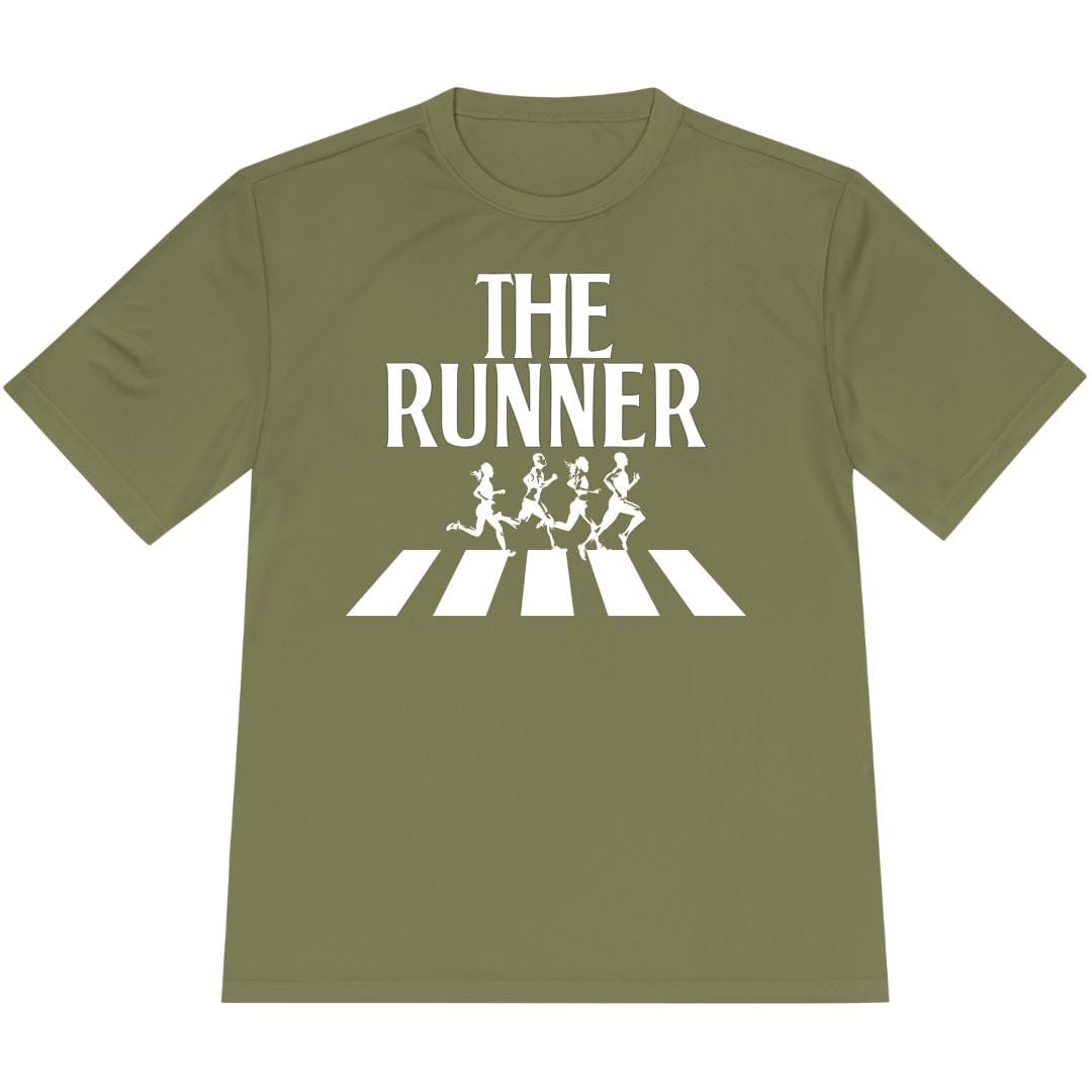 Printify T-Shirt Olive Drab Green / XS The Runner Lane T-Shirt / Pro