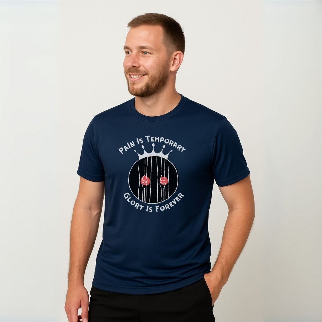 Printify T-Shirt Pain Is Temporary Glory Is Forever T-Shirt / Pro