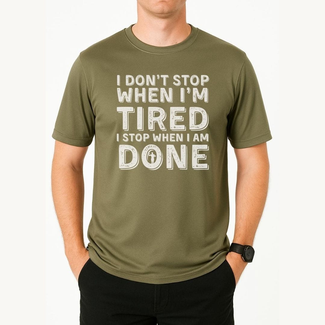Printify T-Shirt Run ‘Til It’s Done T-Shirt / Pro