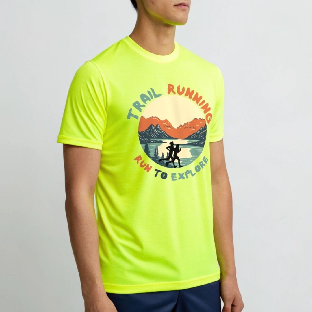 Printify T-Shirt Run To Explore T-Shirt / Pro