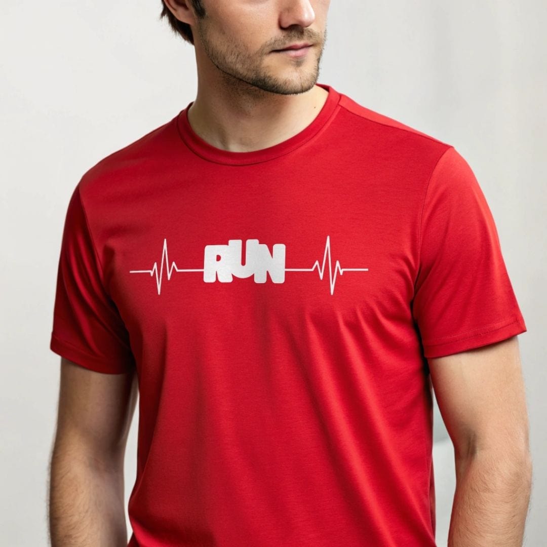 Printify T-Shirt Run with Your Heart T-Shirt / Pro