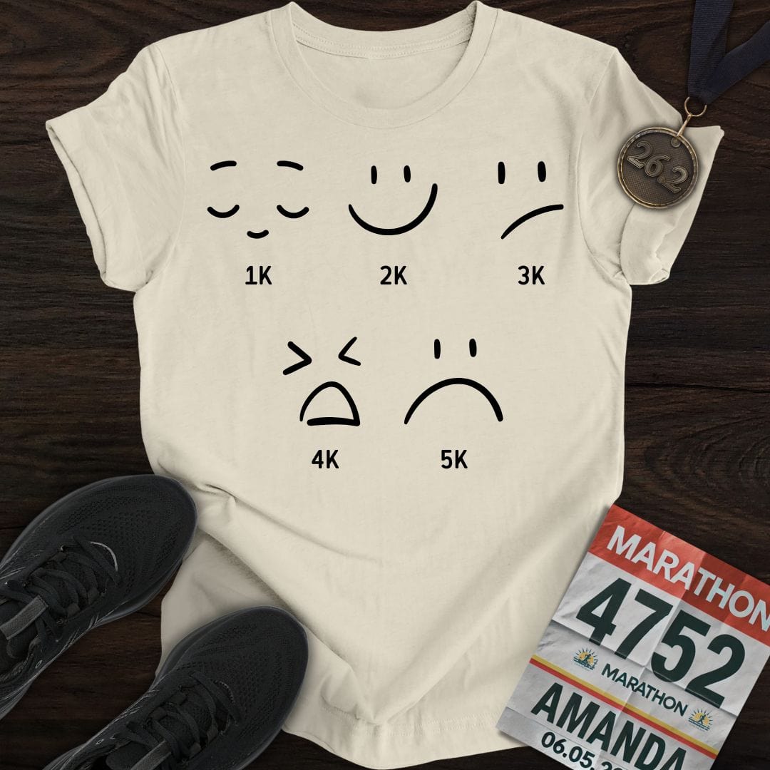 Printify T-Shirt Sand / S 5K Emotion Journey T-Shirt