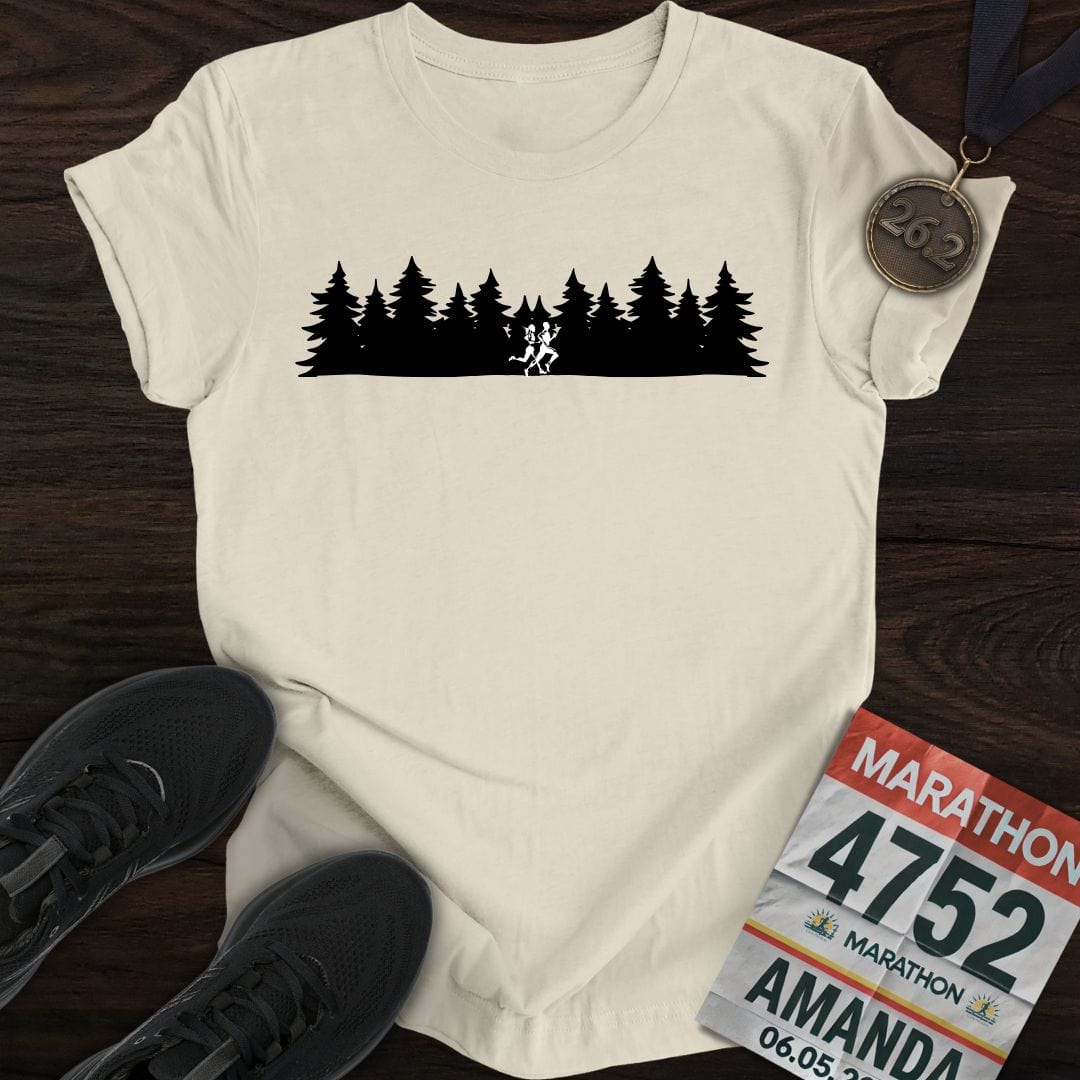 Printify T-Shirt Sand / S Forest Run T-shirt