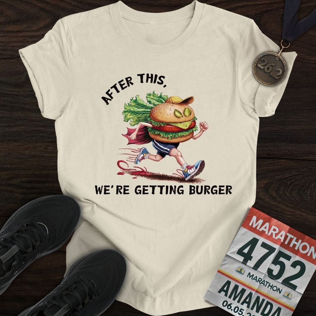 Printify T-Shirt Sand / S Getting Burger T-Shirt