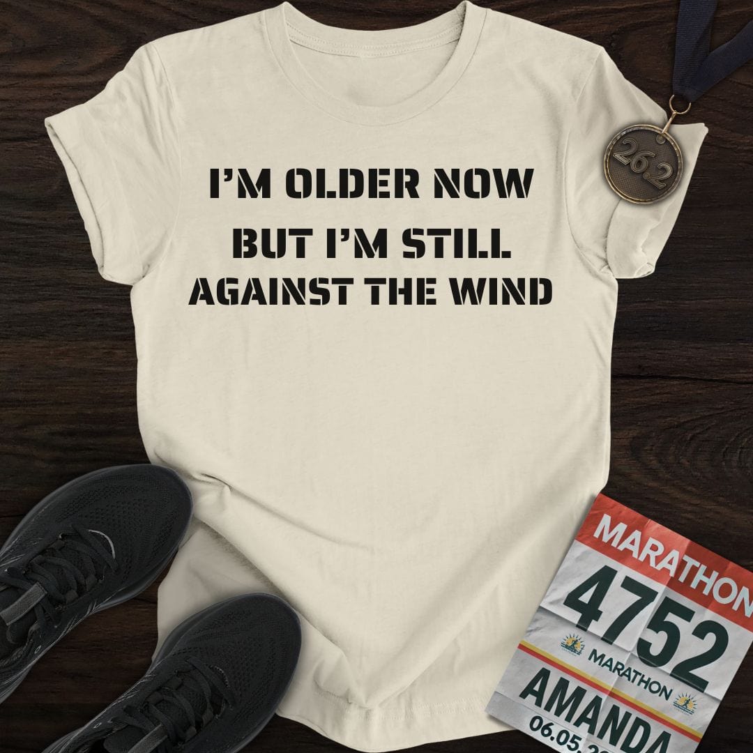 Printify T-Shirt Sand / S Older Runner T-Shirt
