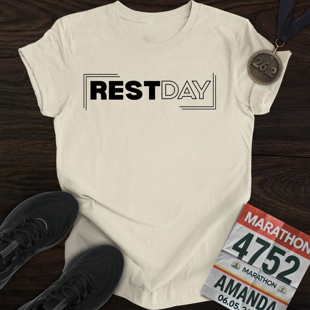 Printify T-Shirt Sand / S Rest Day T-shirt