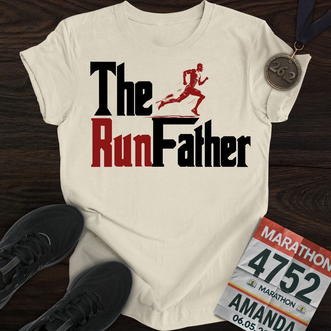 Printify T-Shirt Sand / S Run Father Run!