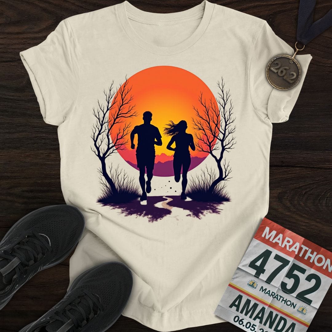Printify T-Shirt Sand / S Run In Nature T-shirt