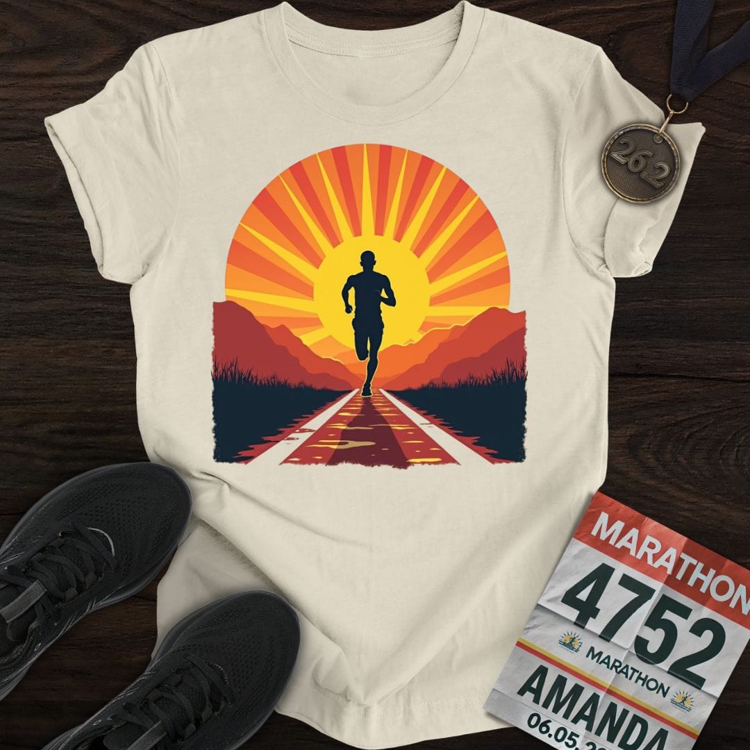 Printify T-Shirt Sand / S Run With the Sun T-shirt