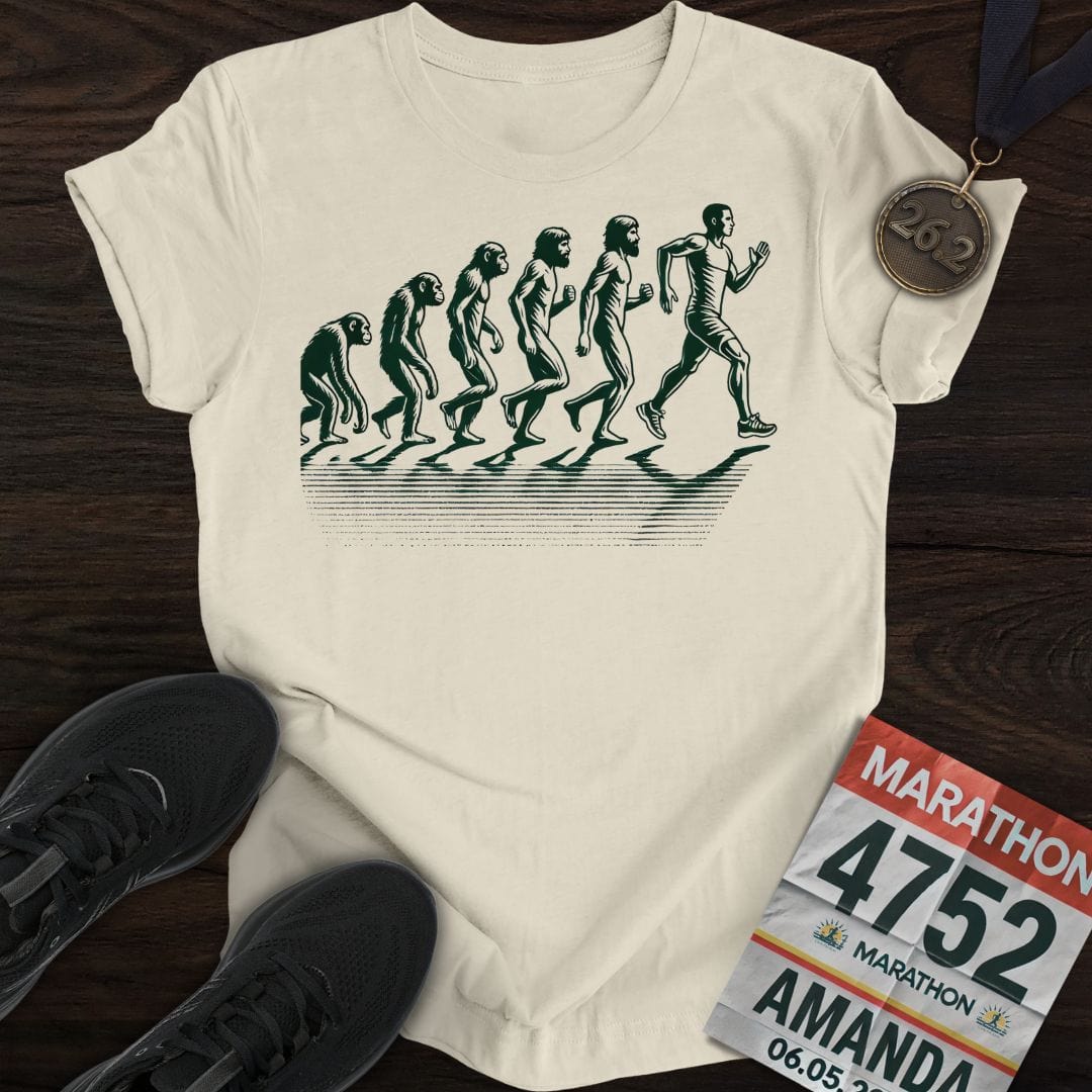 Printify T-Shirt Sand / S Runner Evolution T-Shirt