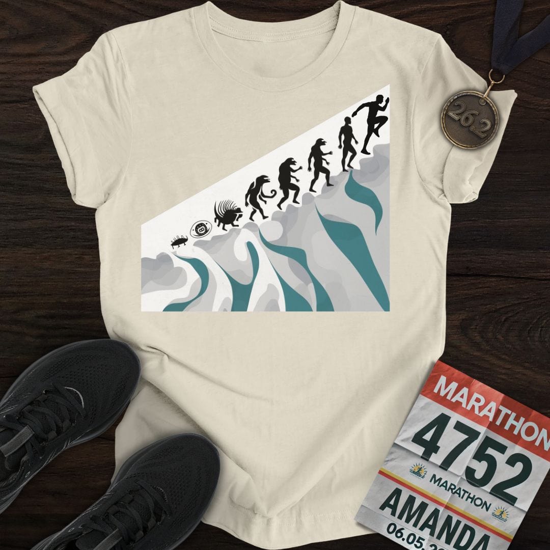 Printify T-Shirt Sand / S Runner Evolution Two T-Shirt