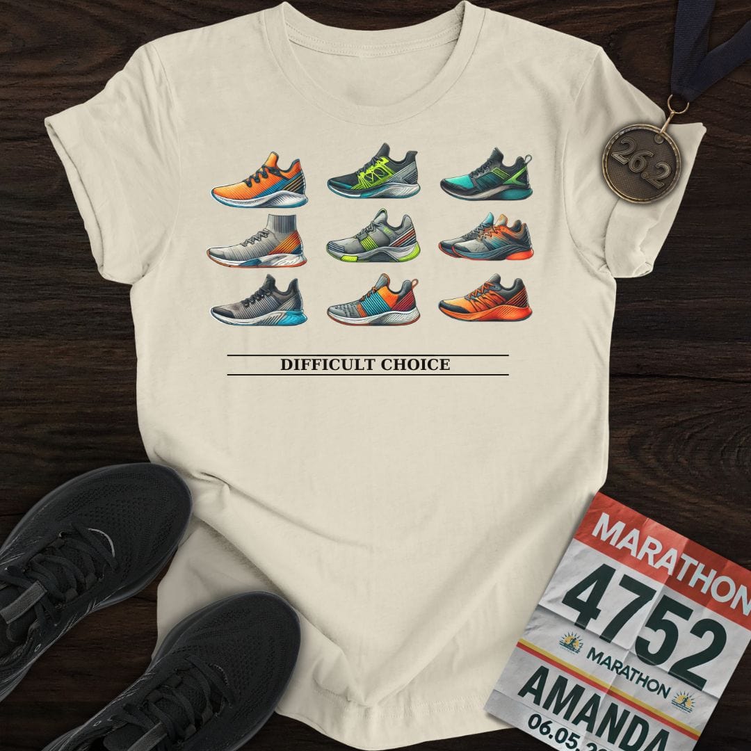 Printify T-Shirt Sand / S Runner Shoes T-Shirt