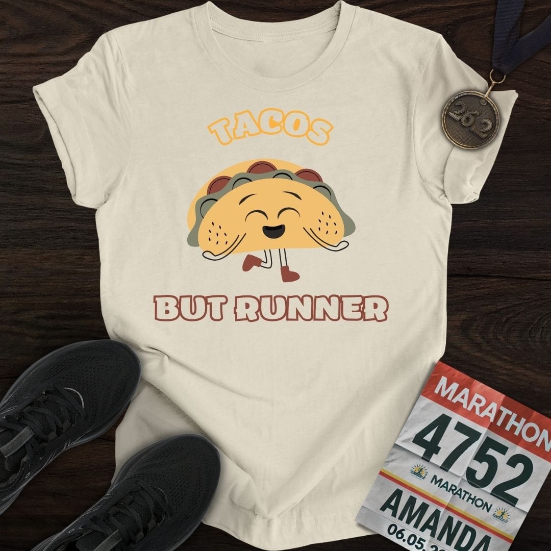 Printify T-Shirt Sand / S Runner Tacos T-Shirt
