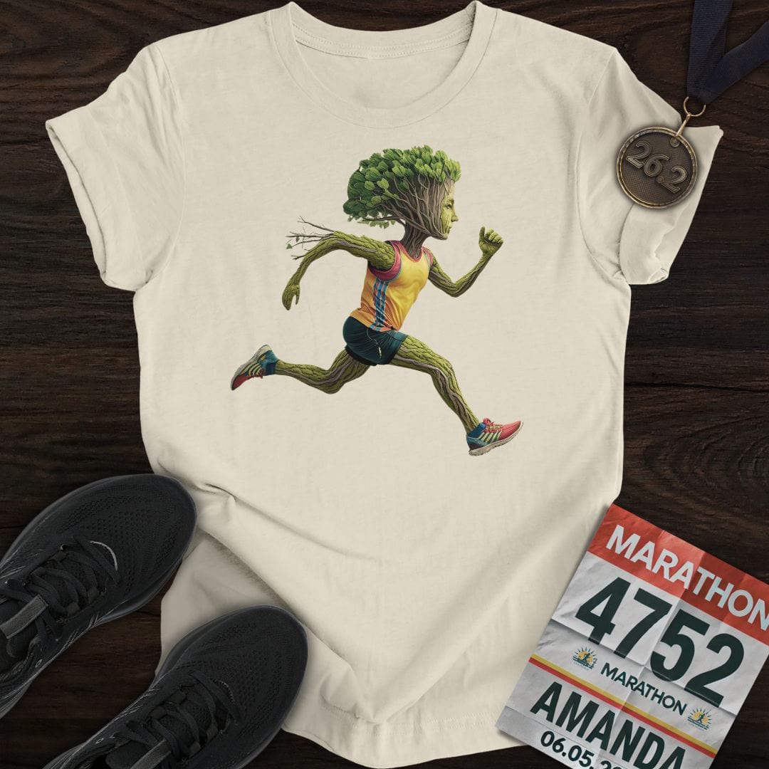 Printify T-Shirt Sand / S Runner Tree T-Shirt