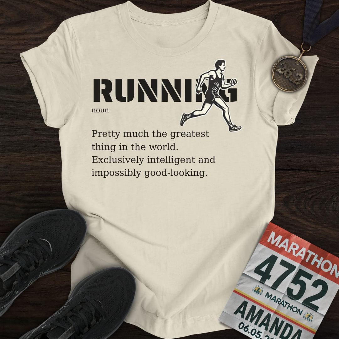 Printify T-Shirt Sand / S Running T-Shirt