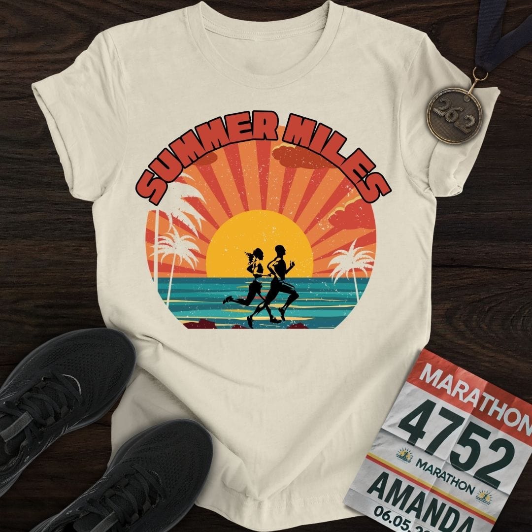 Printify T-Shirt Sand / S Summer Miles T-shirt