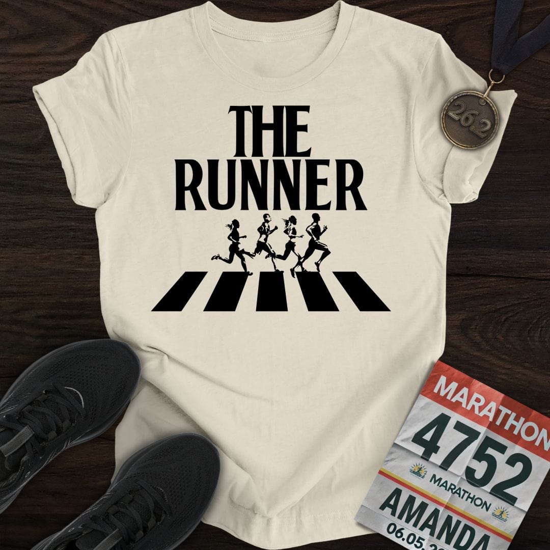 Printify T-Shirt Sand / S The Runner Lane T-shirt
