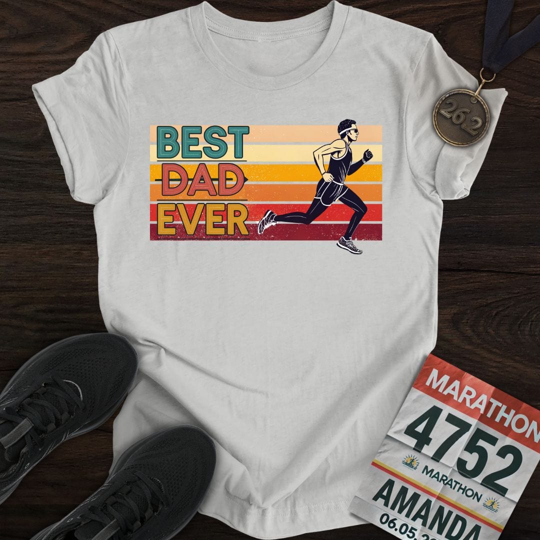Printify T-Shirt Sport Grey / S Best Runner Dad Ever T-shirt